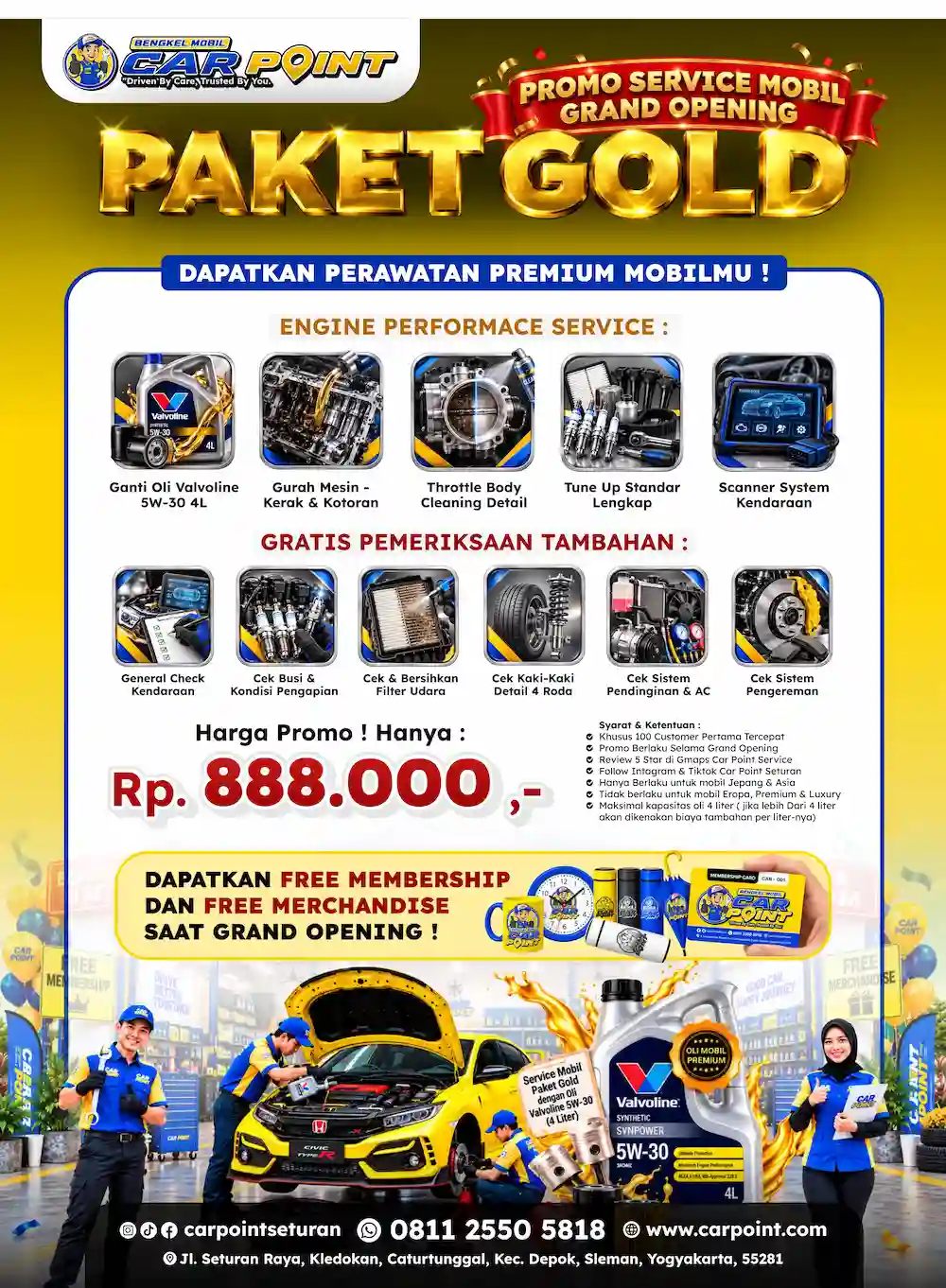 Promo Paket Gold Rp888.000